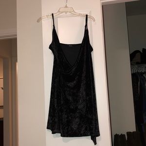 Wishlist velvet wrap dress